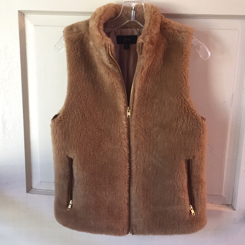 Faux Fur Vest - J. Crew